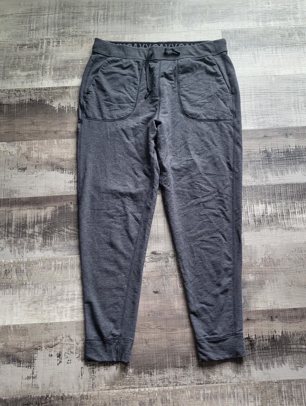 Saxx Men’s Gray 3six Five Jogger Pants Size Large Athletic Sporty Stretch